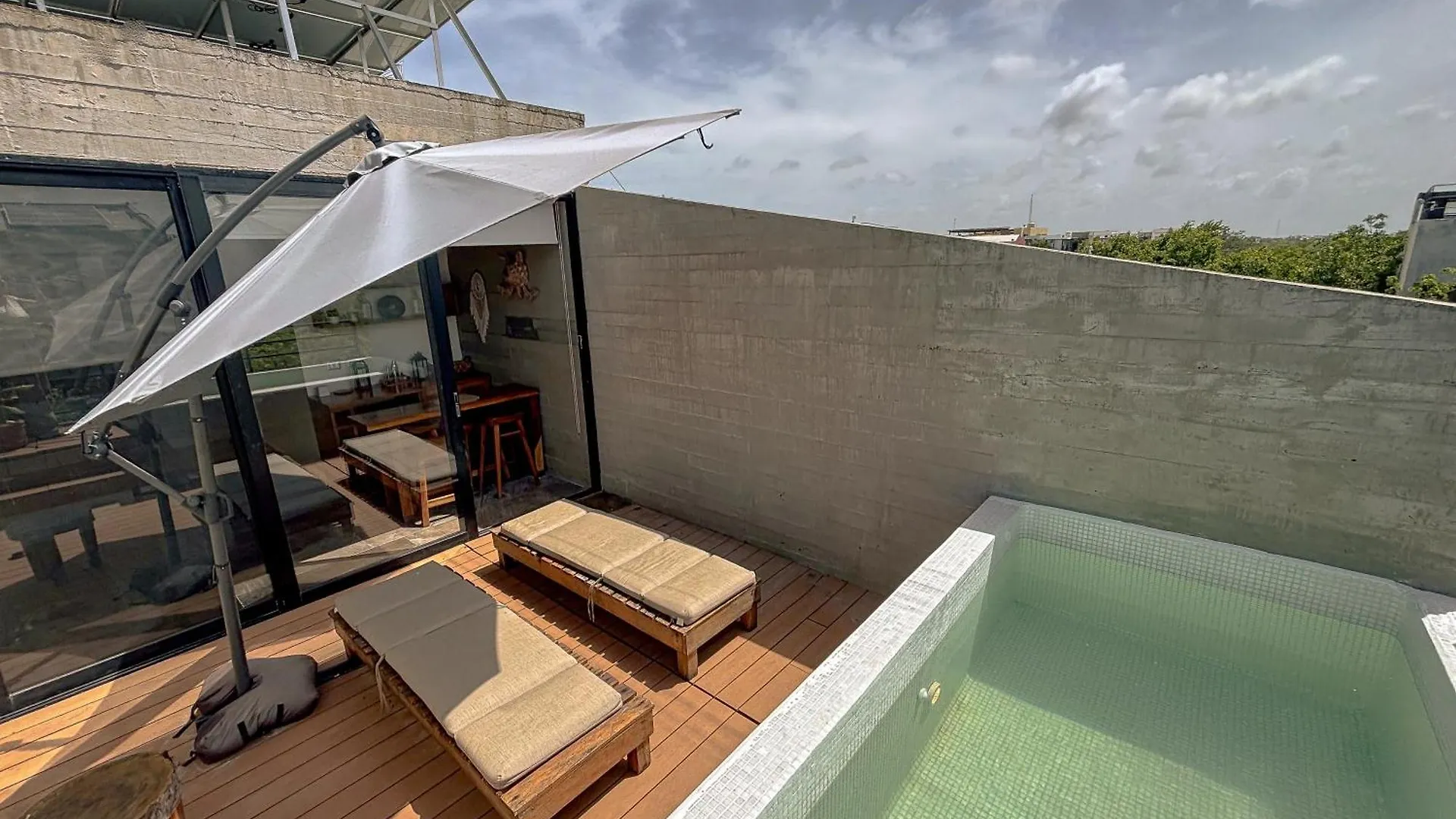 Lujoso Penthouse Remodelado De Tres Pisos En Madara Tulum Apartment